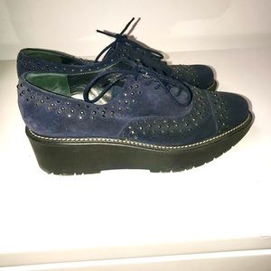 Stuart Weitzman Platform Suede Shoes